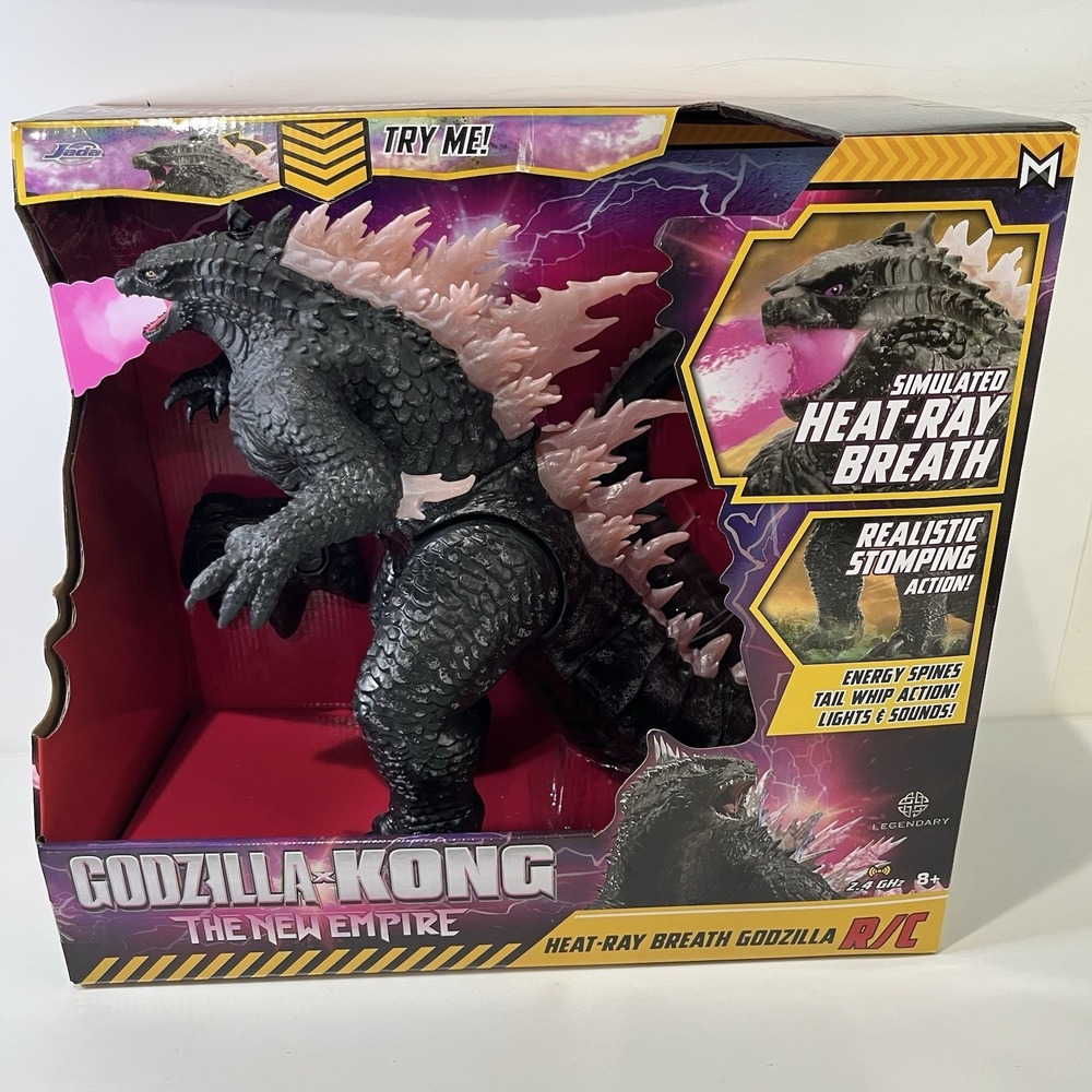 New Godzilla x Kong The New‎ Empire Heat-Ray Breath Godzilla R/C Figure Toy